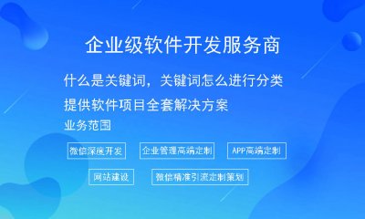 什么是关键词，关键词怎么进行分类