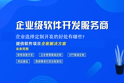 企业选择定制开发的好处有？