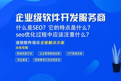  什么是SEO？它的特点是什么？  seo优化过程中应该注意什么？