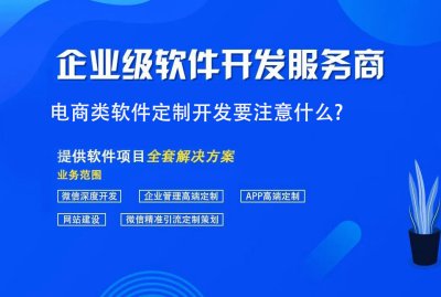 电商类软件定制开发要注意什么?