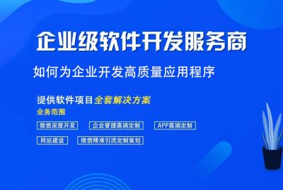 如何为企业开发高质量应用程序