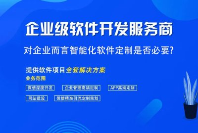 对企业而言智能化软件定制是否必要?